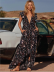 women s Deep V Sleeveless Printed Dress nihaostyles wholesale clothing NSYIS80761