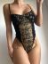 women s embroidery flower mesh strappy one-piece lingerie nihaostyles clothing wholesale NSRBL76996