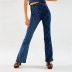 women s printed two-color washed slim wide-leg jeans nihaostyles clothing wholesale NSYB77016