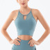 women s V-neck mesh yoga bra nihaostyles clothing wholesale NSSMA77032
