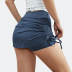 women s high waist quick-drying yoga shorts nihaostyles clothing wholesale NSSMA77037
