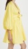 women s bow tie V-neck dress with puff sleeves nihaostyles clothing wholesale NSXPF77071