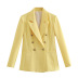 women s solid color long-sleeved suit jacket nihaostyles clothing wholesale NSXPF77070