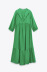 women s slim ruffled mid-length solid color dress nihaostyles clothing wholesale NSXPF77122