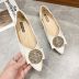 Pointed leather flat-bottomed shoes nihaostyles clothing wholesale NSYSY77484