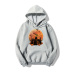 Halloween Bat Cat Print Fleece Hooded Sweatshirt nihaostyles wholesale halloween costumes NSYAY80729