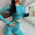 women s long-sleeved cropped t-shirt nihaostyles clothing wholesale NSXER80385