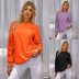  autumn and winter women s loose round neck sweatershirt  nihaostyles wholesale clothing NSJM80437