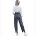 autumn and winter women s high waist denim pants nihaostyles wholesale clothing NSJM80443
