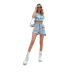 women s high-waist wide-leg a-line denim shorts nihaostyles wholesale clothing NSJM80444