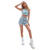 women s high-waist wide-leg a-line denim shorts nihaostyles wholesale clothing NSJM80444