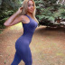  women s tight-fitting sleeveless hollow fitness jumpsuit nihaostyles wholesale clothing NSJYF80467
