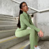 women s sports zipper jacket yoga wear trousers suit nihaostyles wholesale clothing NSJYF80473