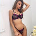 net yarn lace perspective underwear two-piece set nihaostyles wholesale clothing NSRBL80494