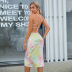 summer print halterneck backless sling dress nihaostyles wholesale clothing NSWX80504