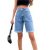 women s straight denim shorts nihaostyles wholesale clothing NSJM80526