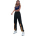 spring and summer women s printed high waist pants nihaostyles wholesale clothing NSJM80527