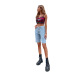 summer women s wide-leg denim shorts nihaostyles wholesale clothing  NSJM80528