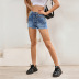 women s high-waisted wide-legs raw edge denim shorts nihaostyles wholesale clothing NSJM80536