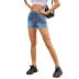 women s high-waisted wide-legs raw edge denim shorts nihaostyles wholesale clothing NSJM80536