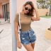  Spring and Summer Women s Round Neck T-Shirt nihaostyles wholesale clothing NSJM80550