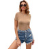  Spring and Summer Women s Round Neck T-Shirt nihaostyles wholesale clothing NSJM80550
