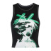 summer 3D digital printing slim-fitting vest nihaostyles wholesale clothing NSXE80579