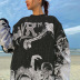  round neck abstract digital printing sweatershirt nihaostyles wholesale clothing NSXE80586
