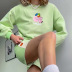autumn childlike embroidered round neck pullover sweatershirt nihaostyles wholesale clothing NSXE80599