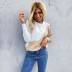 autumn women s color matching round neck pullover knitted sweater nihaostyles wholesale clothing NSDMB80623