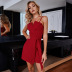 summer women s tube top sling dress nihaostyles wholesale clothing NSWX80632