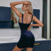 women s slim sling halter splitted dress nihaostyles wholesale clothing NSWX80641