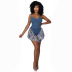 women s sling denim shorts jumpsuit nihaostyles wholesale clothing NSXHX80706