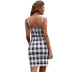 spring and summer women s retro sling lattice backless package hip dress nihaostyles wholesale clothing NSJM80743