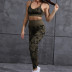 high stretch camouflage printed underwear high waist tights leggings yoga suit nihaostyles clothing wholesale NSXER80768