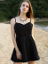 summer women s V-neck stretch backless sling short dress nihaostyles wholesale clothing NSJM80801