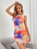 women s sleeveless tie-dye print tight short dress nihaostyles wholesale clothing NSJM80807