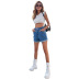 women s high waist casual denim shorts nihaostyles wholesale clothing NSJM80813
