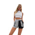  Summer women s Straight letter print Casual shorts nihaostyles wholesale clothing NSJM80815