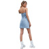 women s sexy denim tube top short dress nihaostyles wholesale clothing NSJM80818