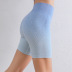 high stretch knitting gradient high-waist short leggings nihaostyles clothing wholesale NSXER80834