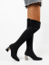 Thick heel pointed toe over-the-knee boots nihaostyles clothing wholesale NSYUS81342