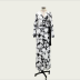 V-neck long-sleeved printed Slim dress nihaostyles clothing wholesale NSYIS81337