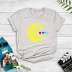peas print T-shirt nihaostyles clothing wholesale NSYAY81306