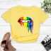 lip biting big mouth printed T-shirt nihaostyles clothing wholesale NSYAY81305