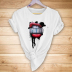 Short-sleeved T-shirt with lip prints nihaostyles clothing wholesale NSYAY81301