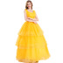 beauty and the beast Belle Belle princess dress cosplay costume nihaostyles wholesale halloween costumes NSQHM80973