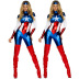 Cosplay Costume Superhero Uniform Revenge League Performance Captain America jumpsuit nihaostyles wholesale halloween costumes NSQHM80974