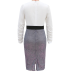 round neck long-sleeved slim dress nihaostyles clothing wholesale NSYIS81287