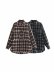 women s two-color plaid shirt coat nihaostyles wholesale clothing NSAM81004